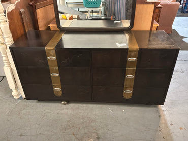 Dark Wood Oriental Henredon Dresser