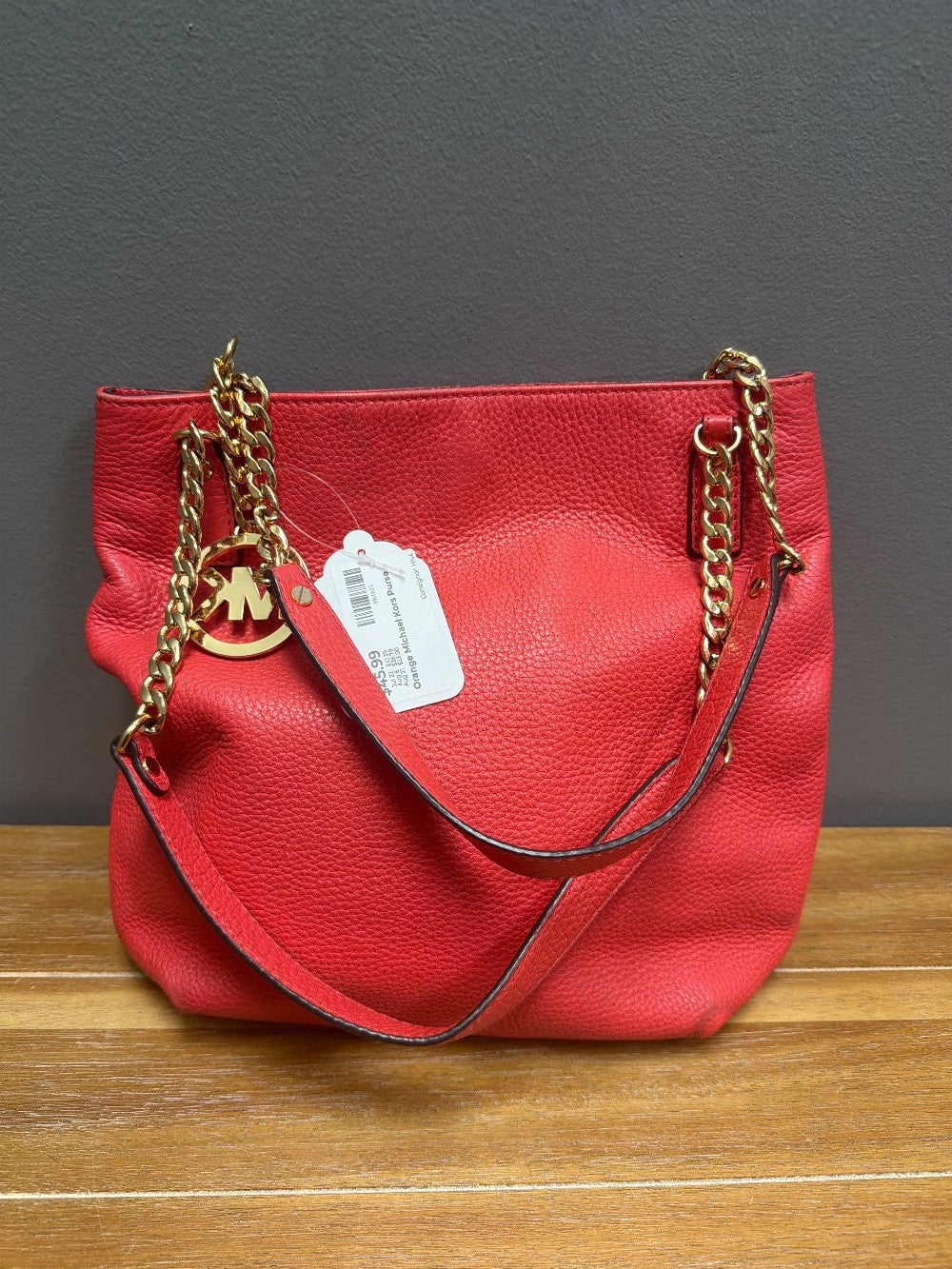 Orange Michael Kors Purse