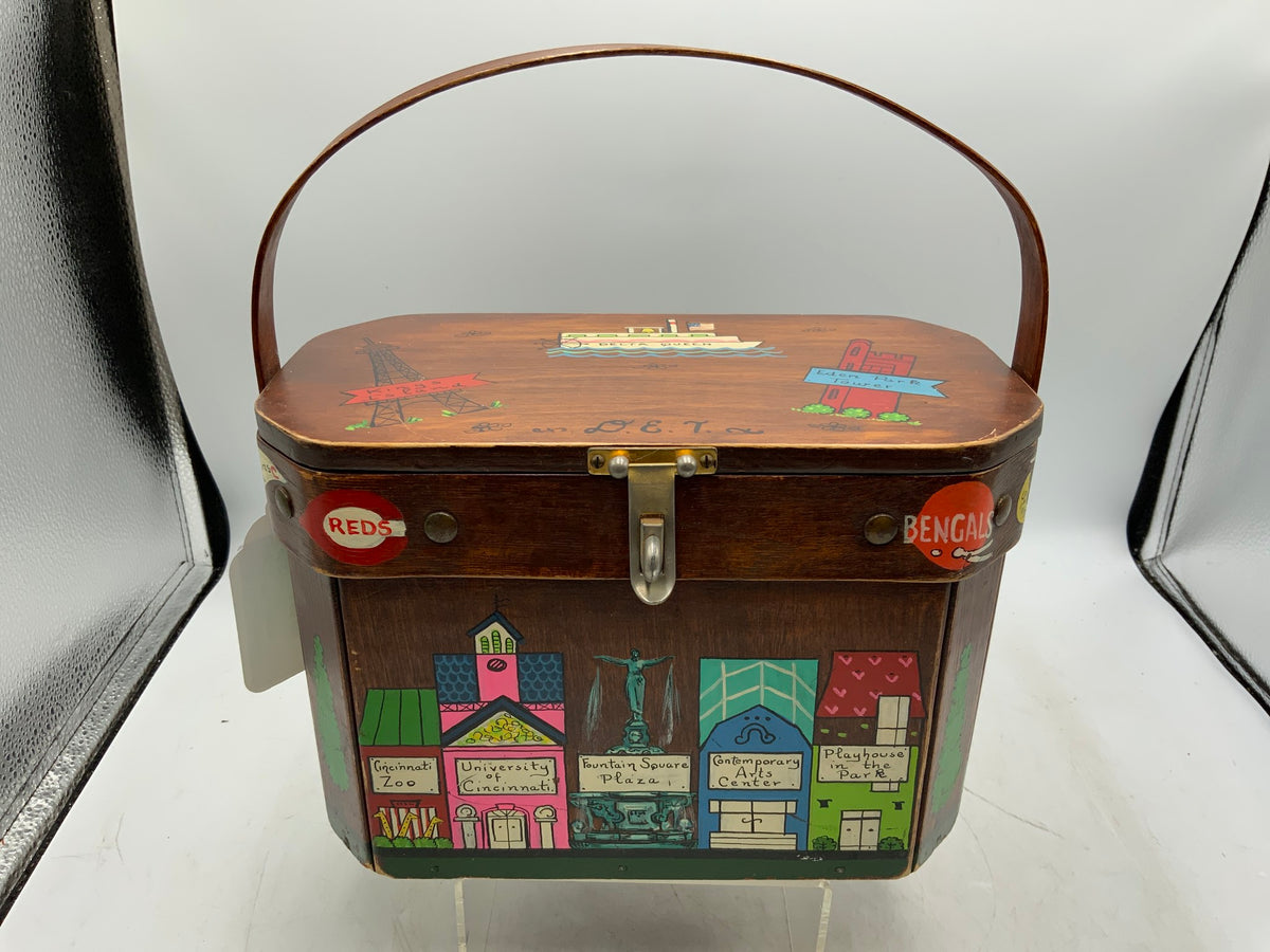 Wood Cincinnati Box / Purse