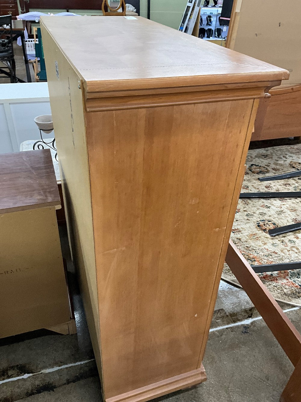 Light Wood Chest of Drawers