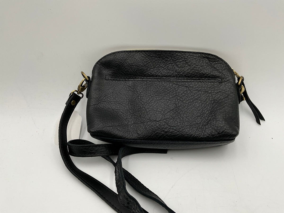 Portland Leather Black Crossbody