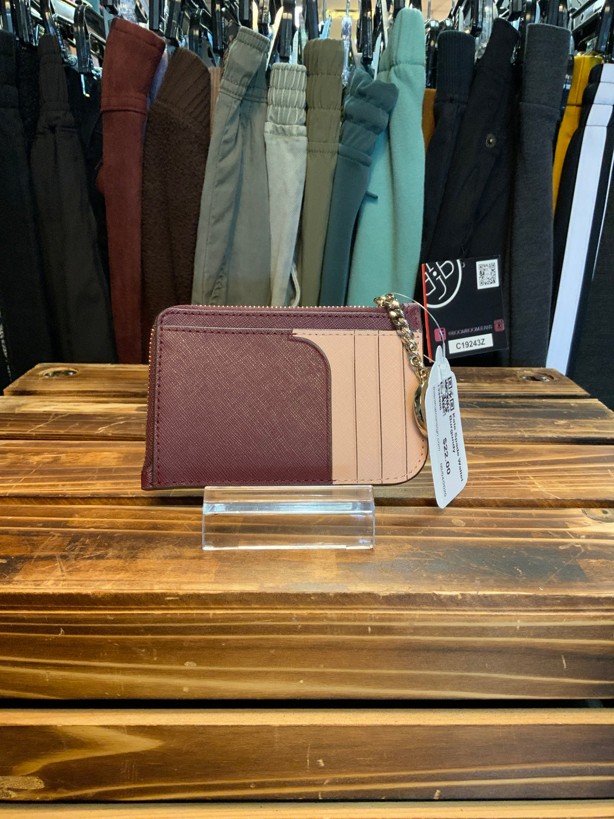 Kate Spade Wallet Burgundy