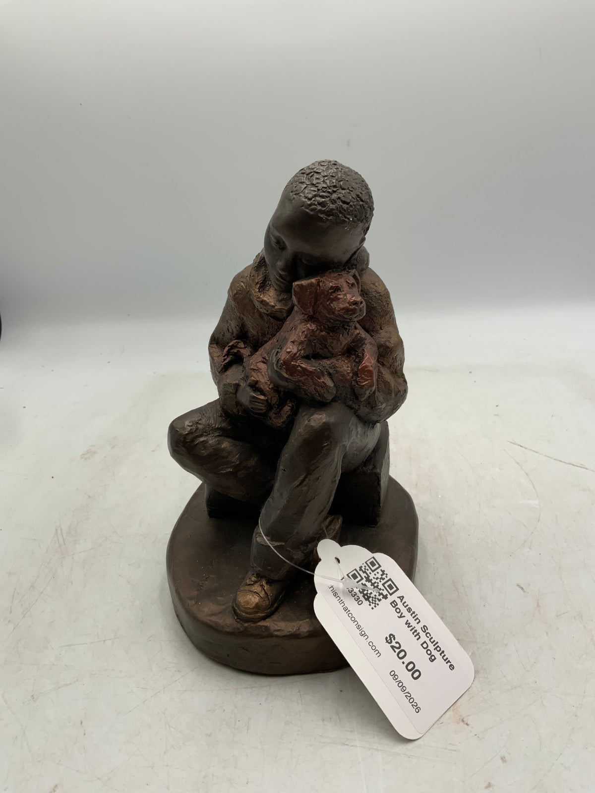 Austin Sculpture Boy with Dog