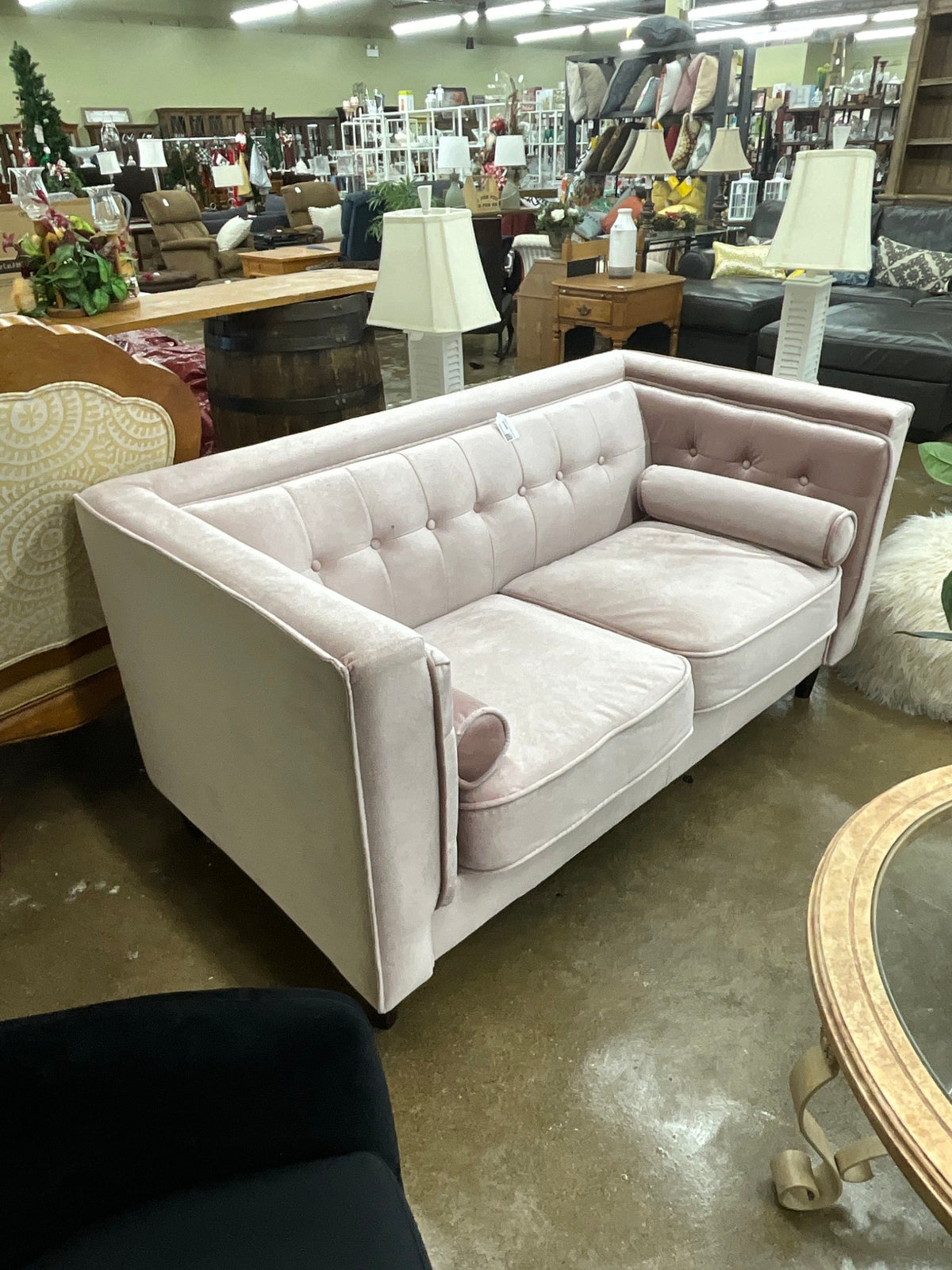 Pink Loveseat