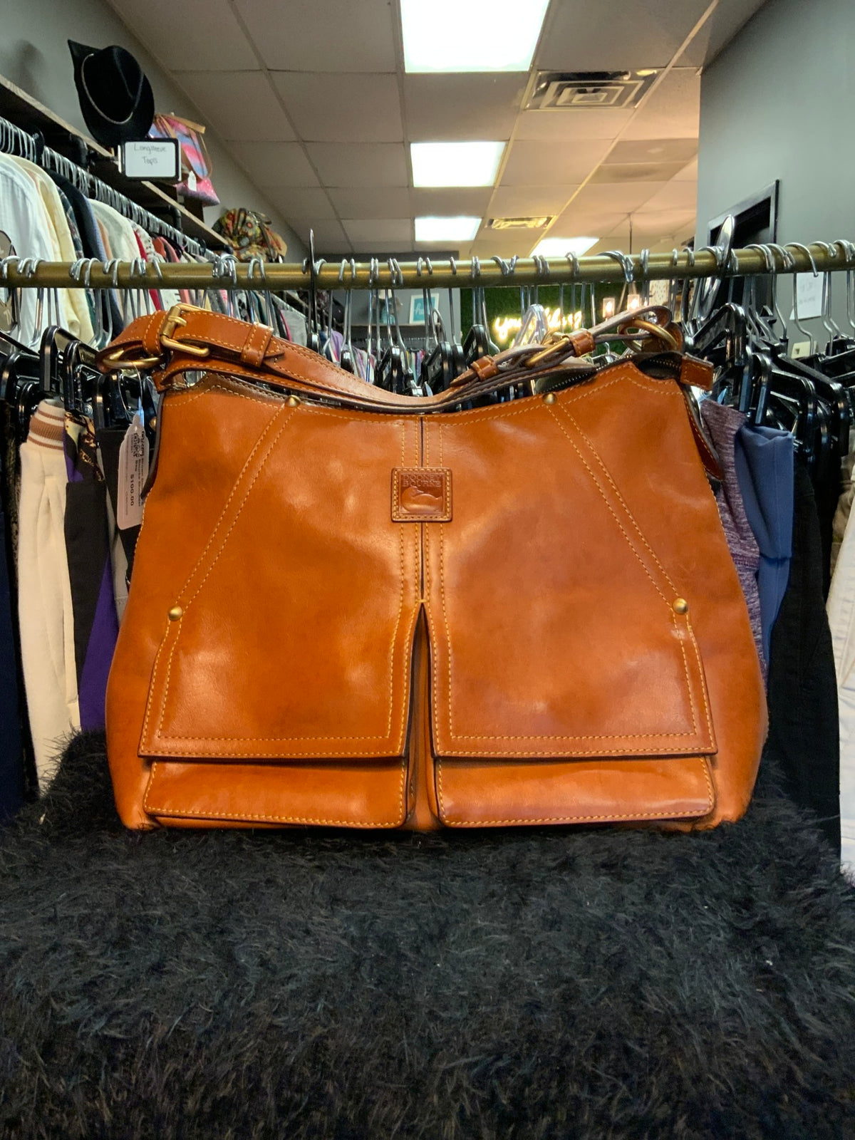 Brown Dooney & Bourke Shoulder Bag