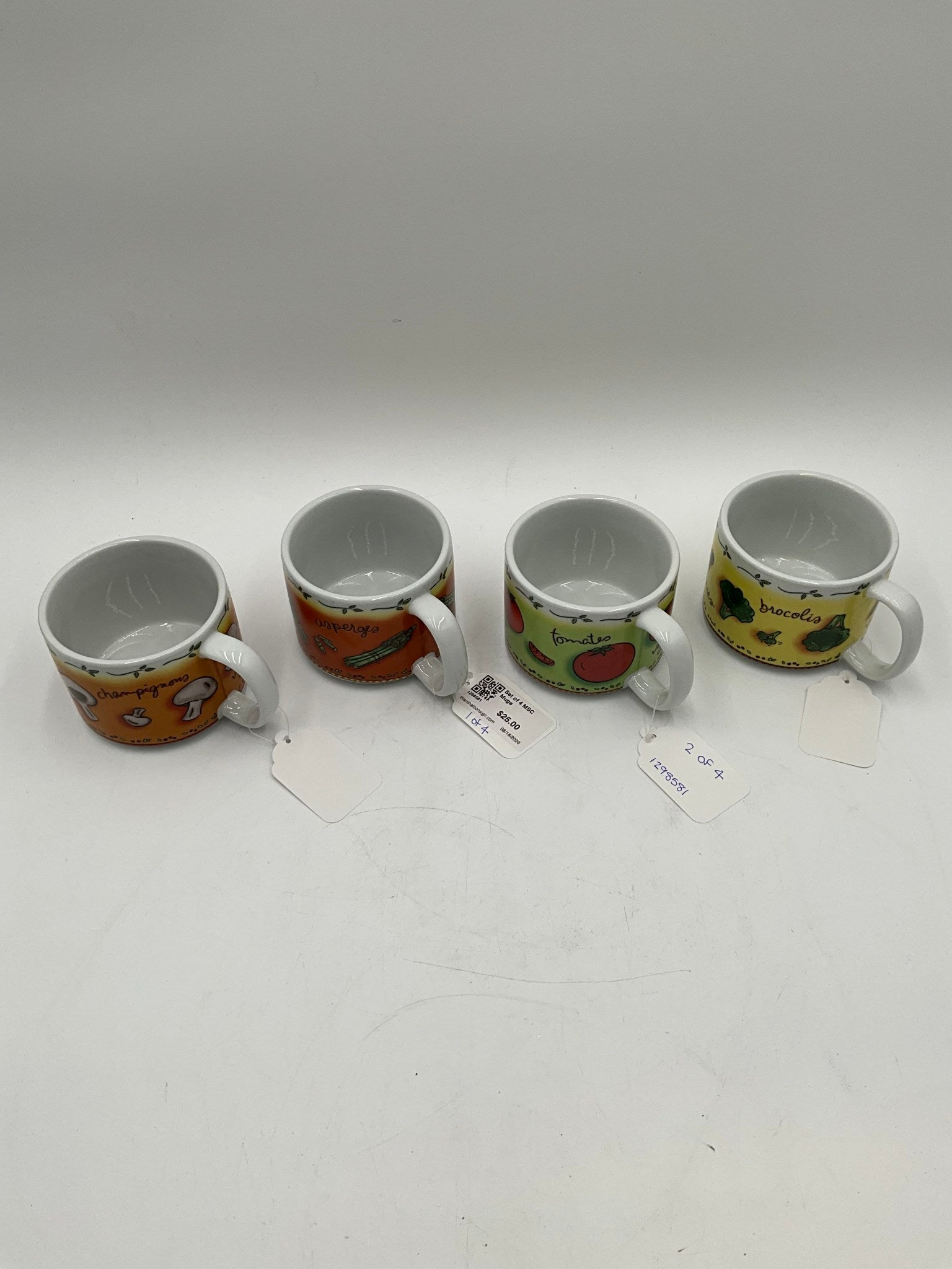 Set of 4 MSC Mugs