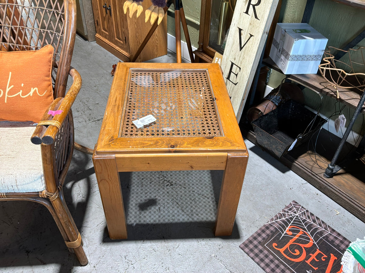 Wood End Table