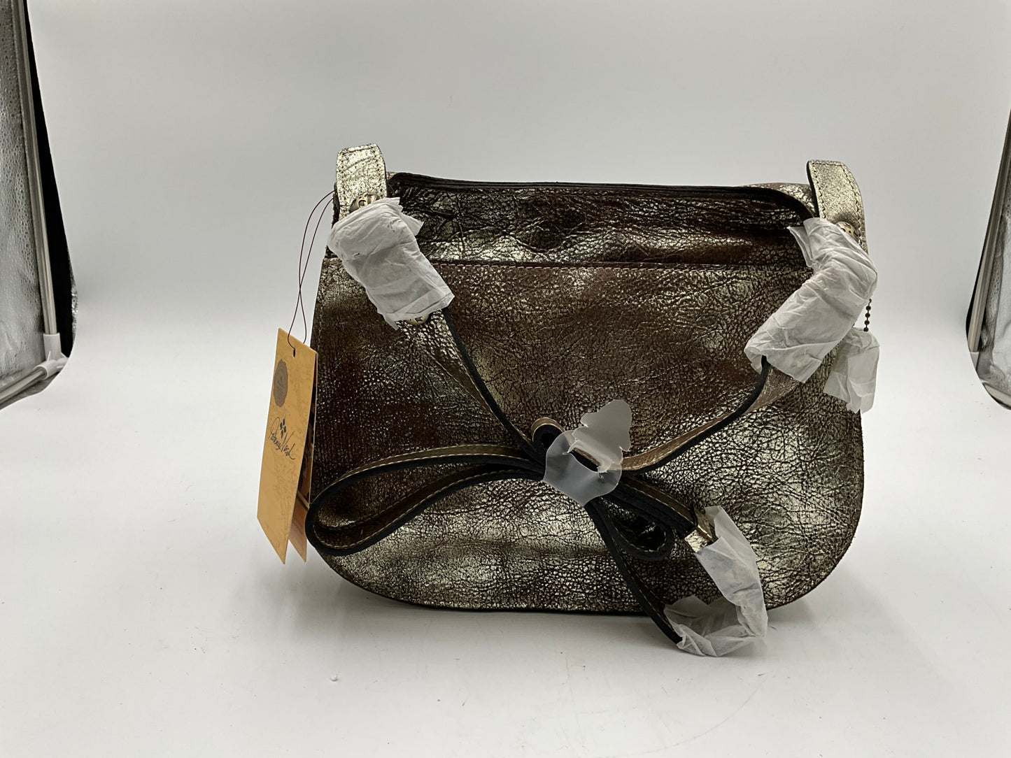 NWT! Patricia Nash Metallic Chocolate