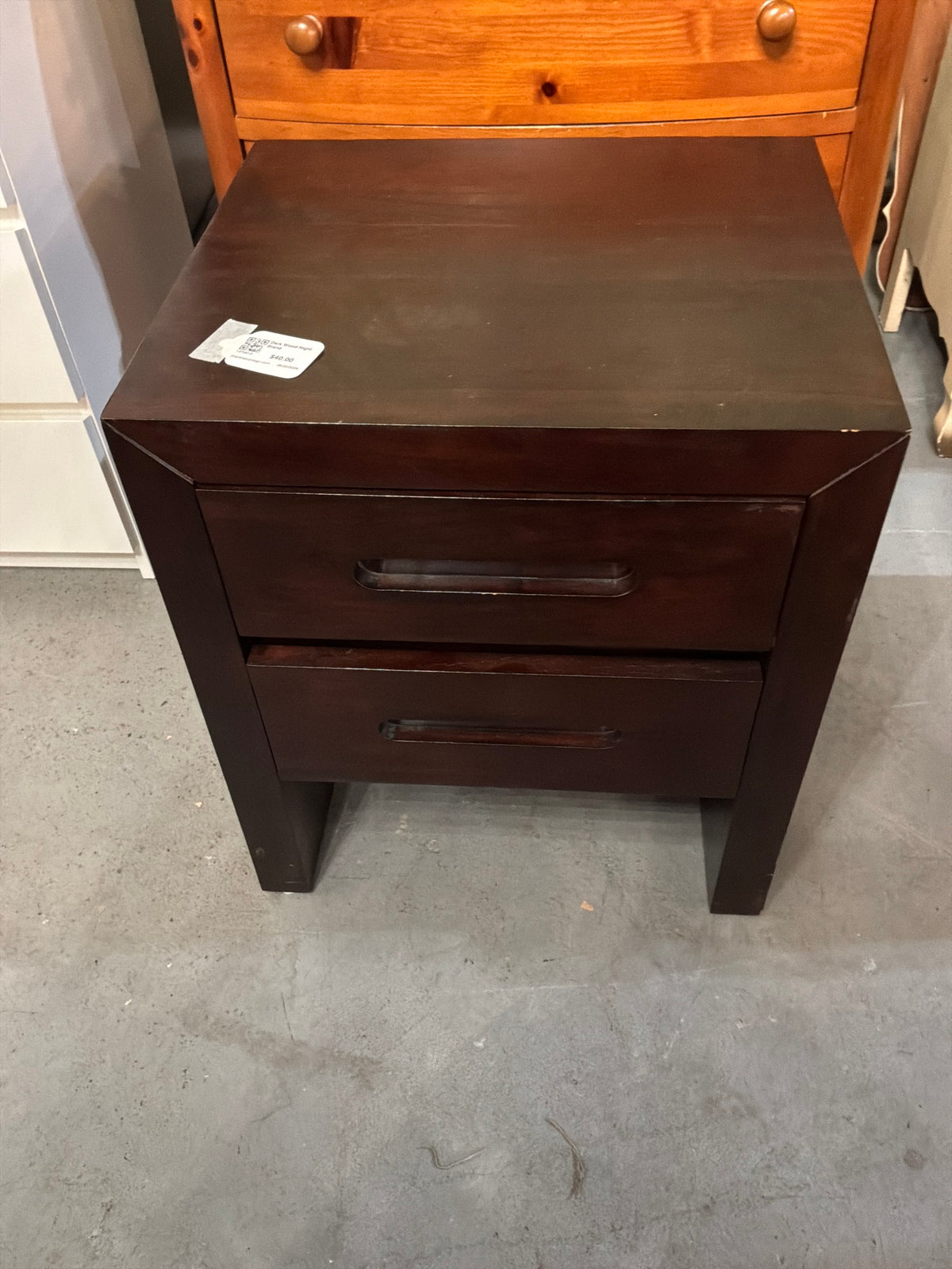 Dark Wood Night Stand