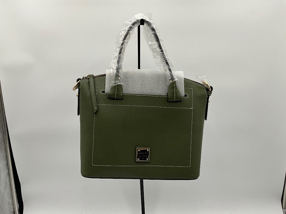 NWT! Dooney & Bourke Olive Domed Satchel
