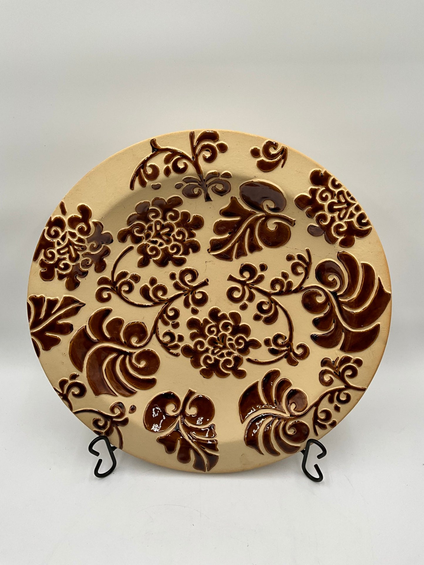 Morris Home Lg. Plate W/Stand