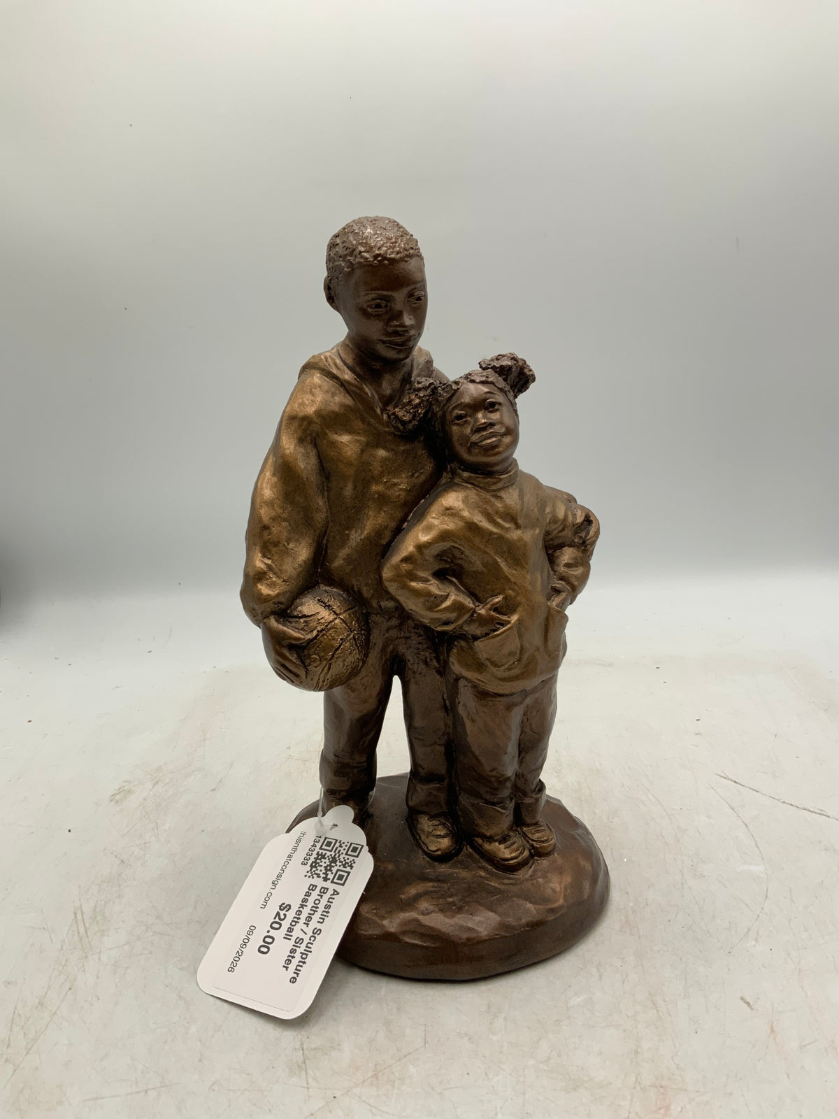 Austin Sculpture Brother / Sister Basketball