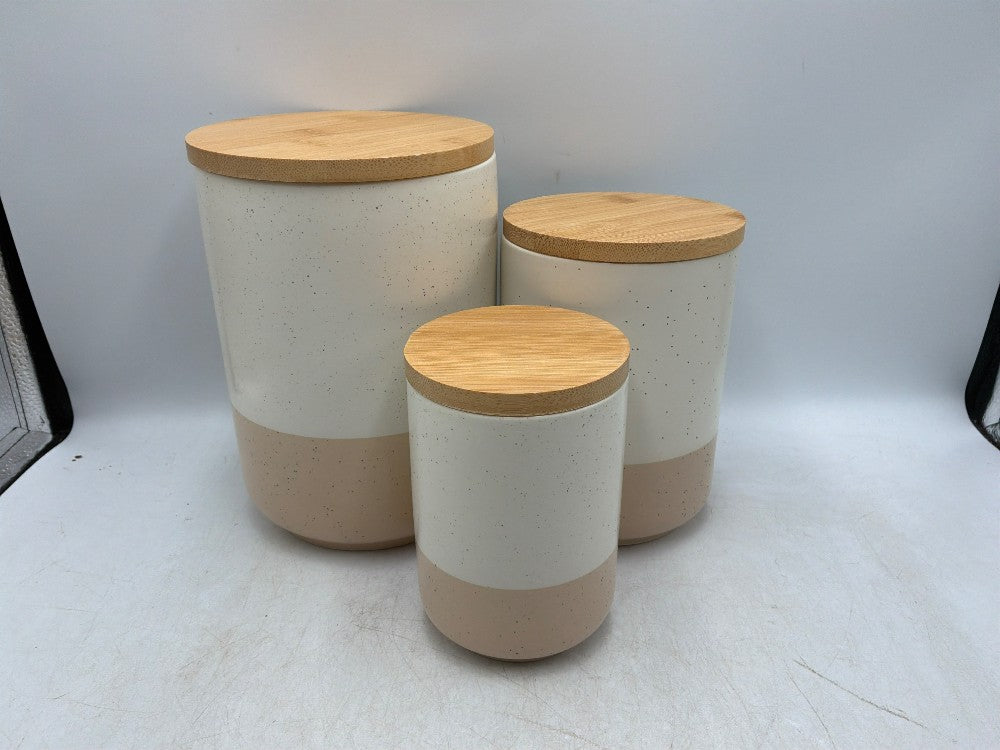 3 Pc Canister Set