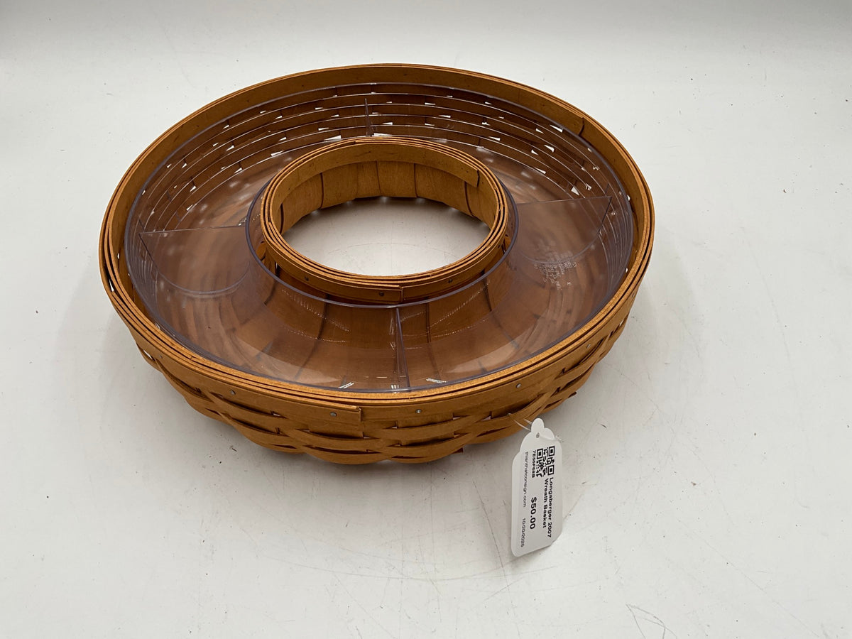 Longaberger 2007 Wreath Basket