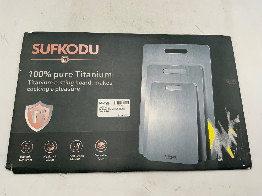 Sufkoku Titanium Cutting Board Set