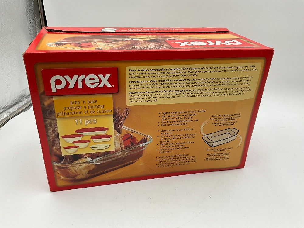 NEW Pyrex Prep n' Bake 11 Pc. Set