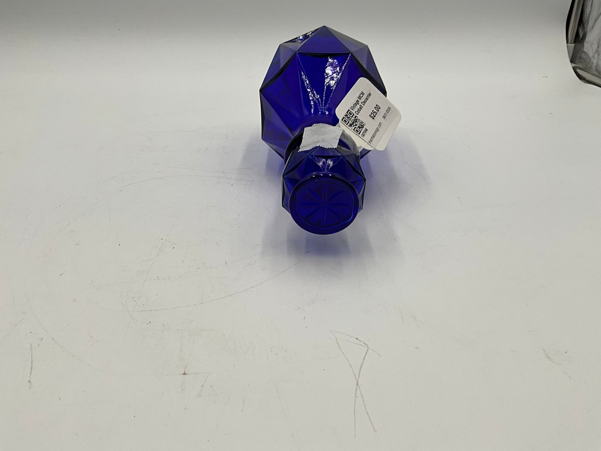 Vintage MCM Cobalt Decanter