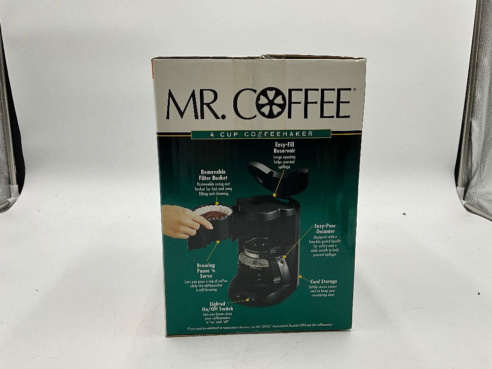 NIB Mr. Coffee 4 Cup