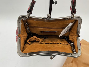 Patricia Nash Laurena Red Croc. Embossed Bag