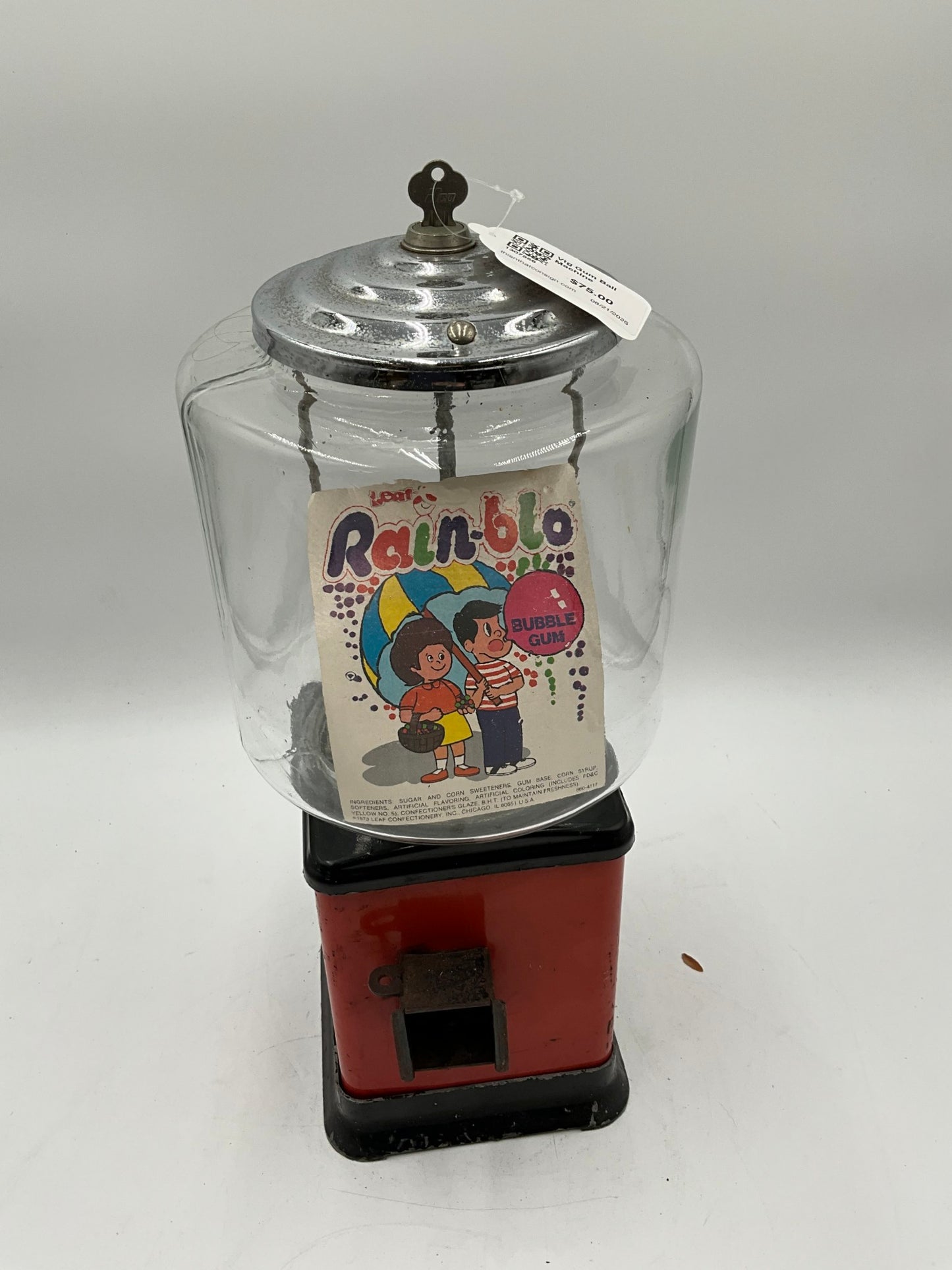 Vtg Gum Ball Machine
