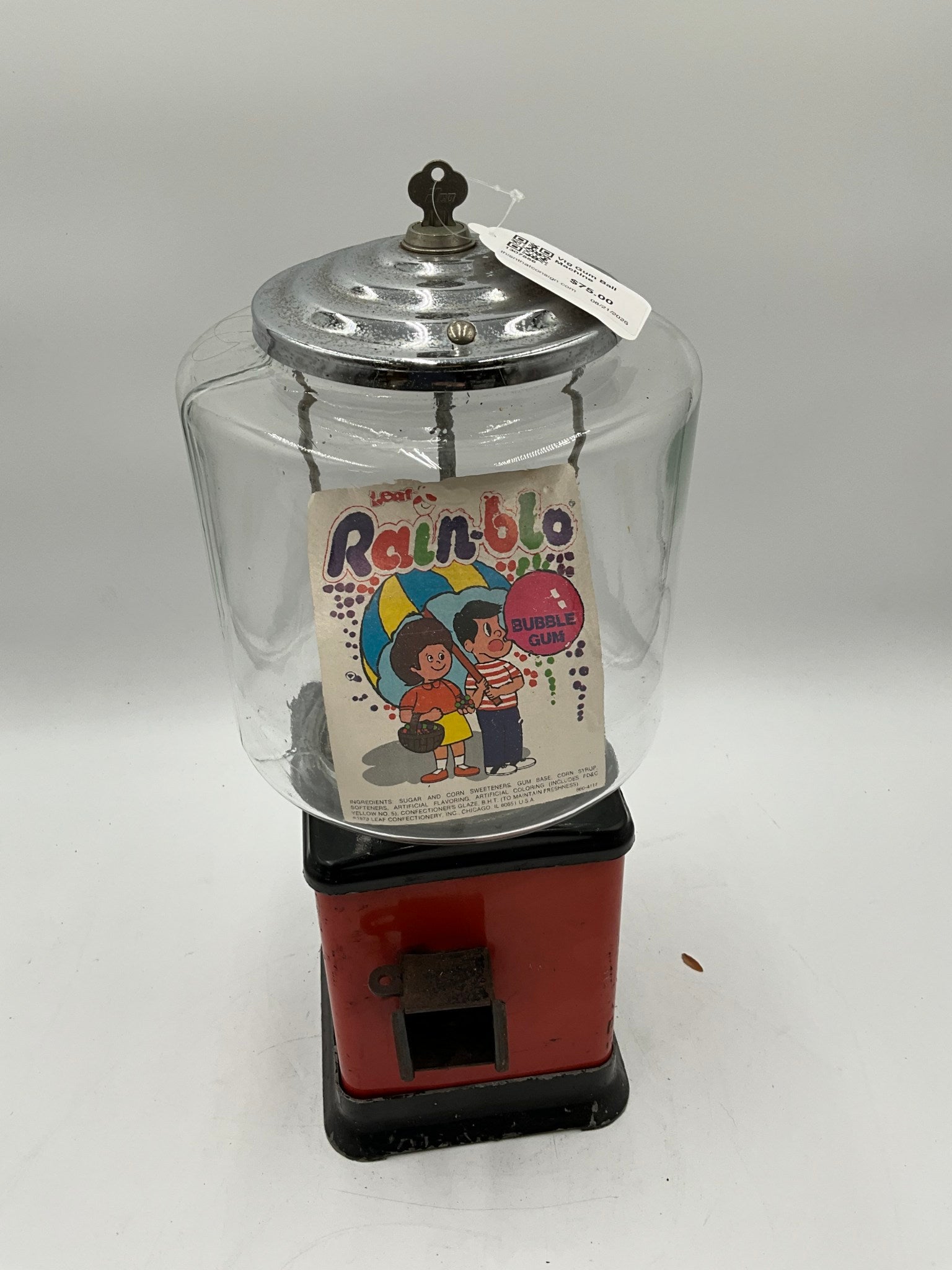 Vtg Gum Ball Machine