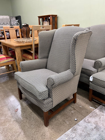 Navy & Tan Wingback