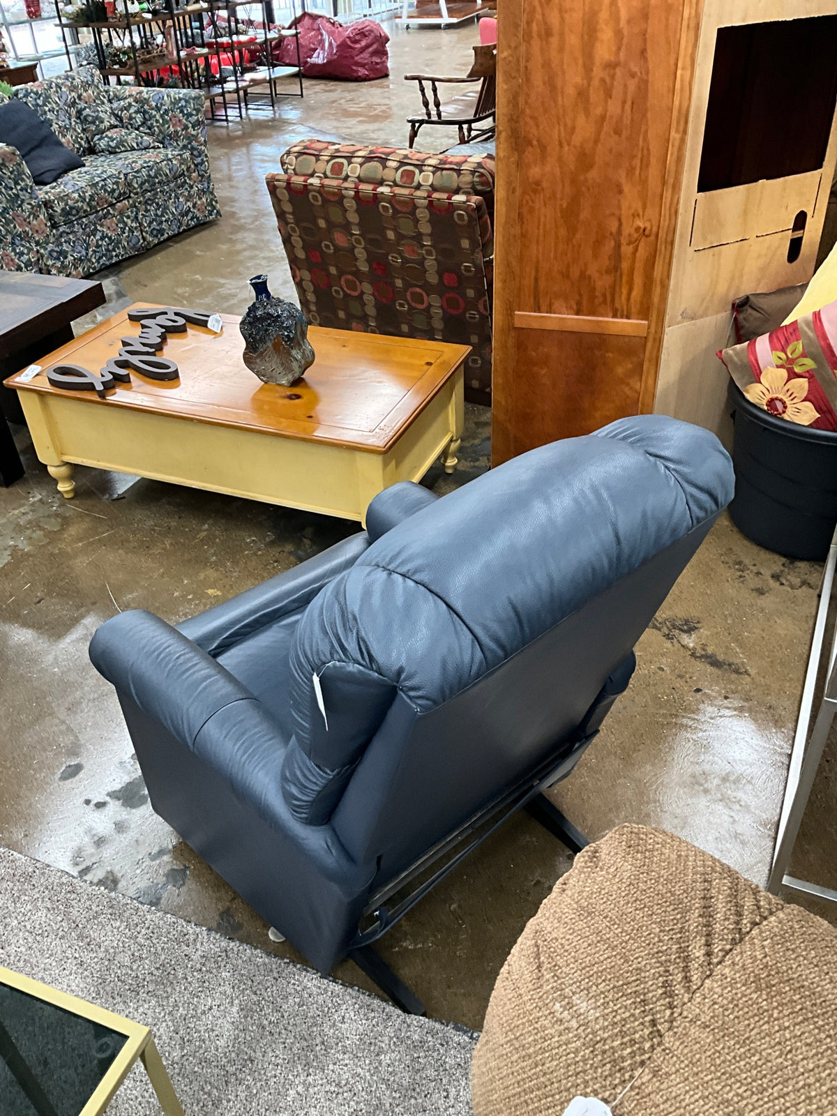 Blue Recliner
