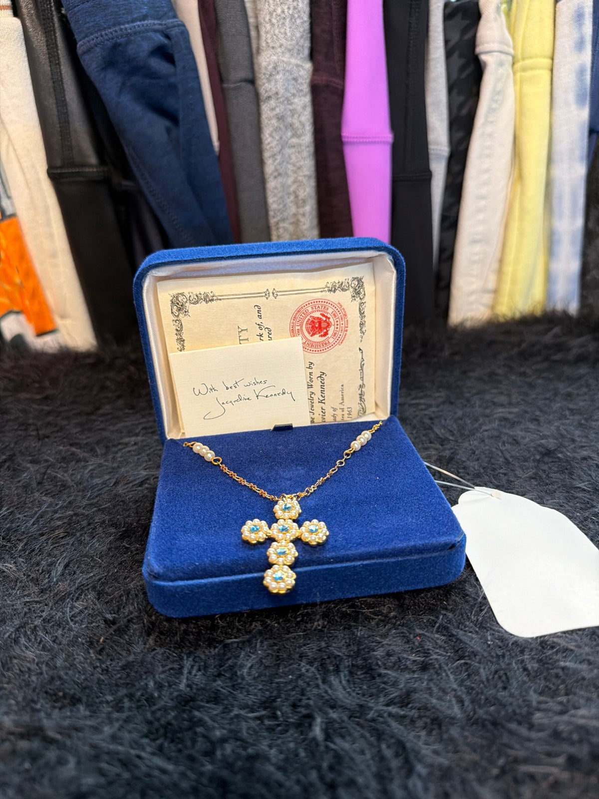 Camrose & Kross Gold Cross Necklace