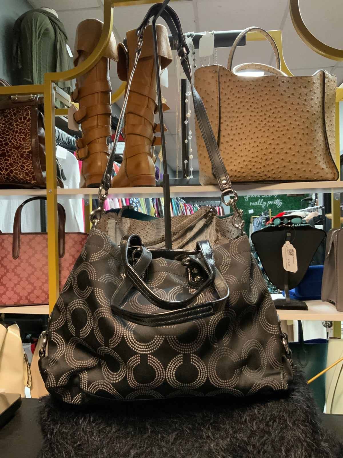 Coach Ashley Purse Black