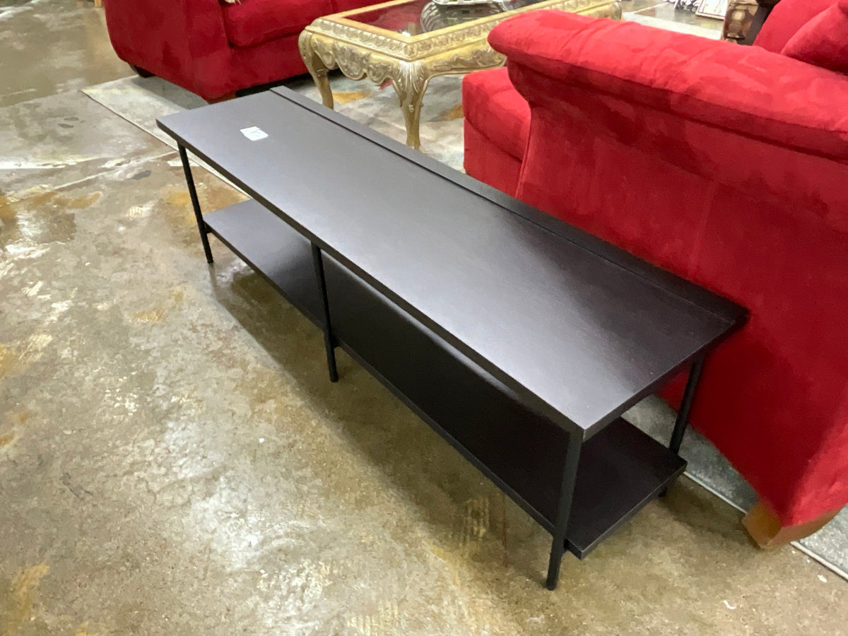 Ikea Wood Grey TV Stand