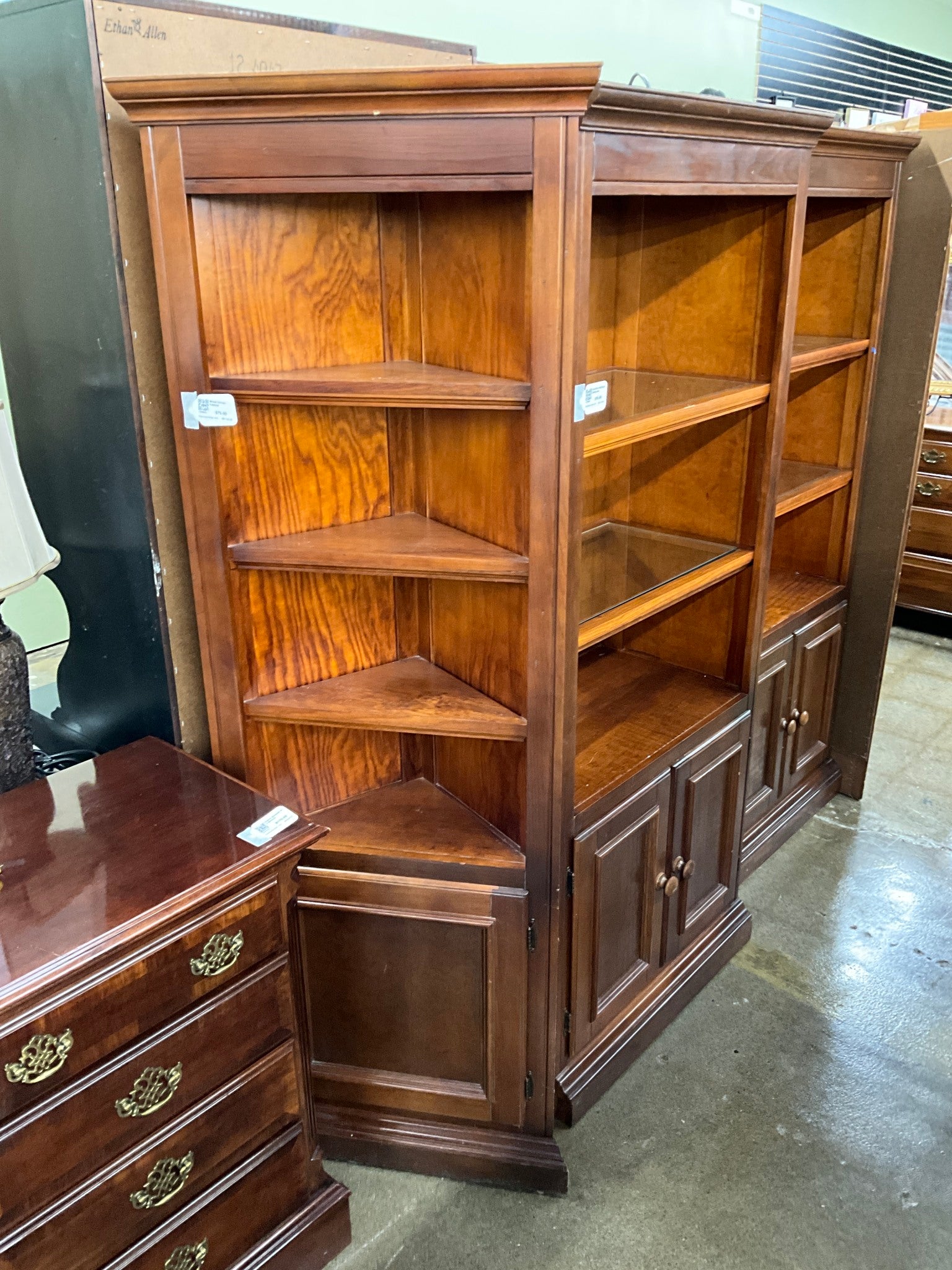 Wood Corner Cabinet