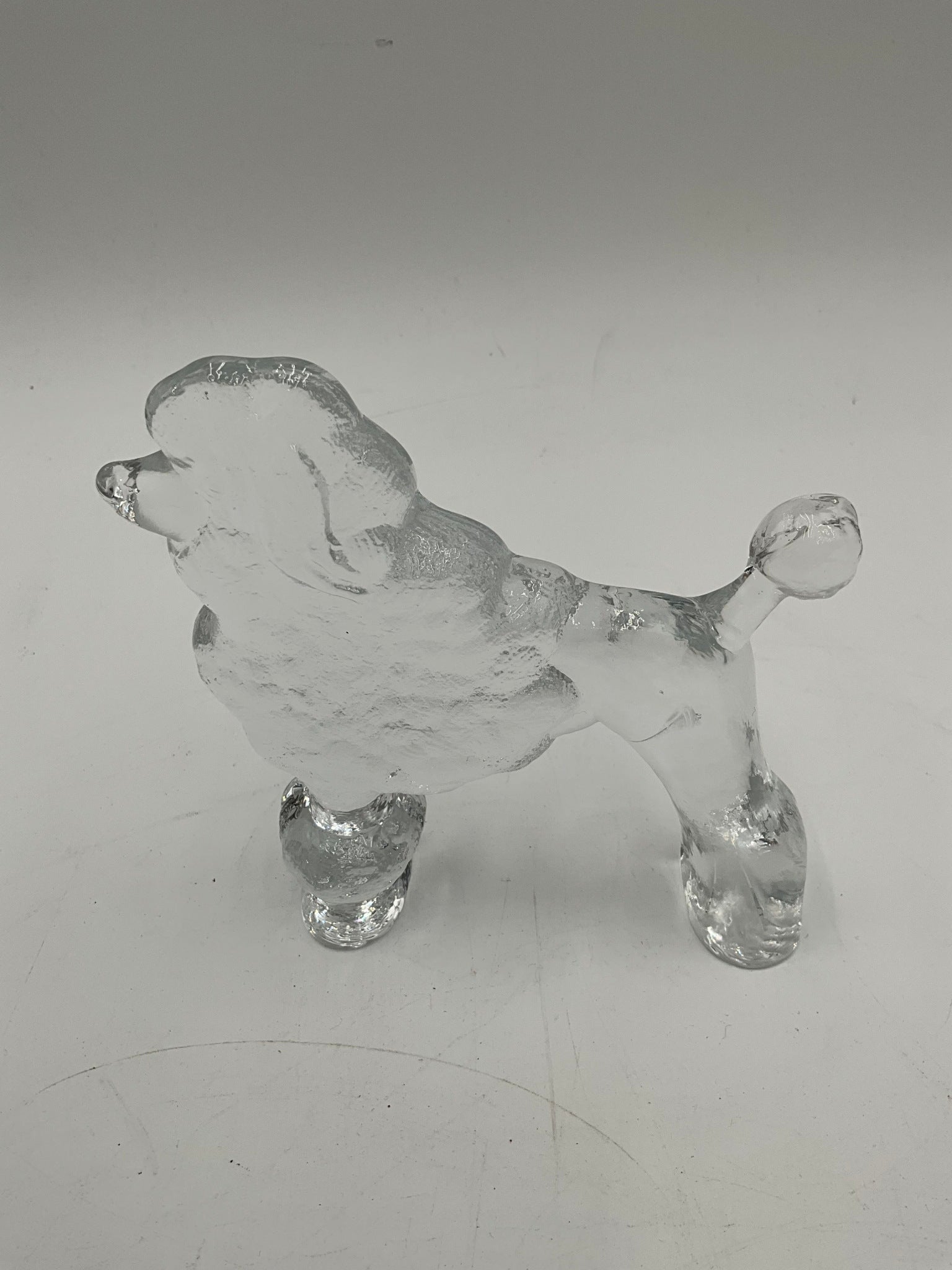 Kosta Boda Glass Poodle