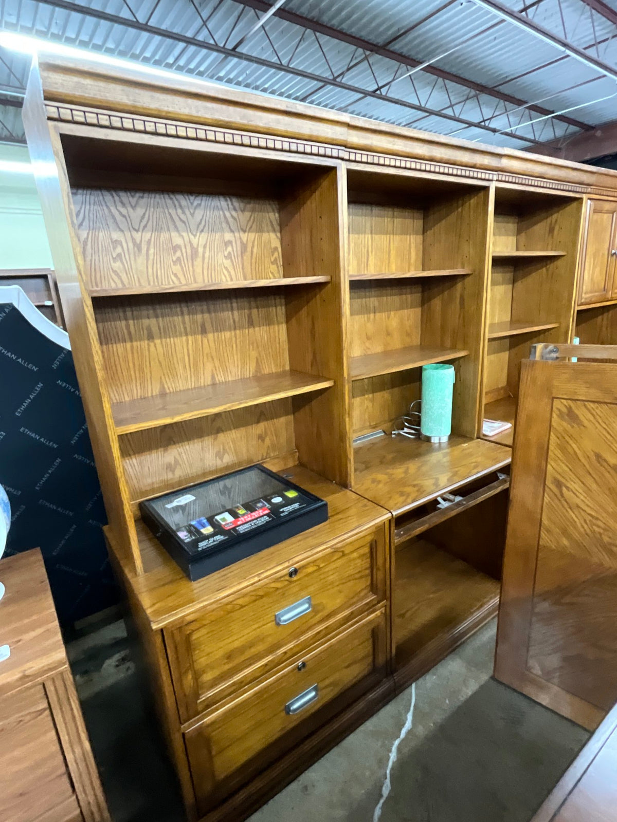 XL Ashley 5 Pc. Desk Wall Unit