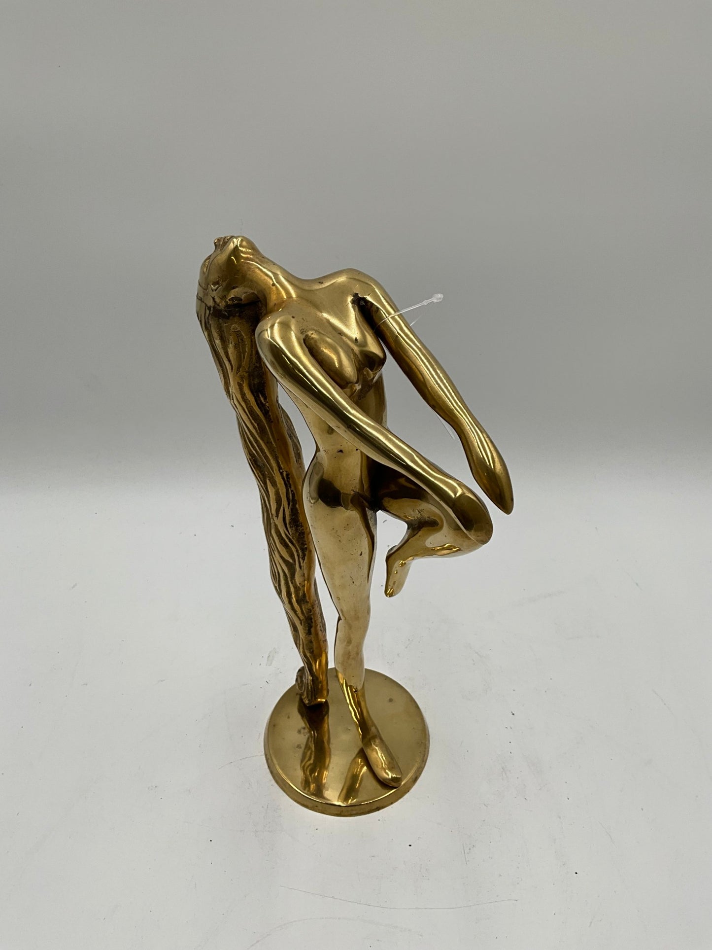 Art Deco Style Brass Woman