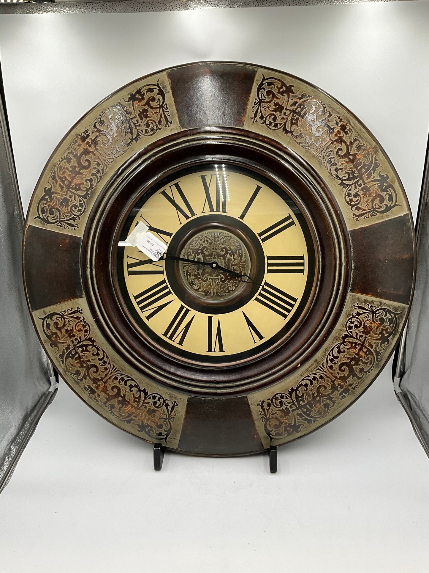 Brown XL Wall Clock