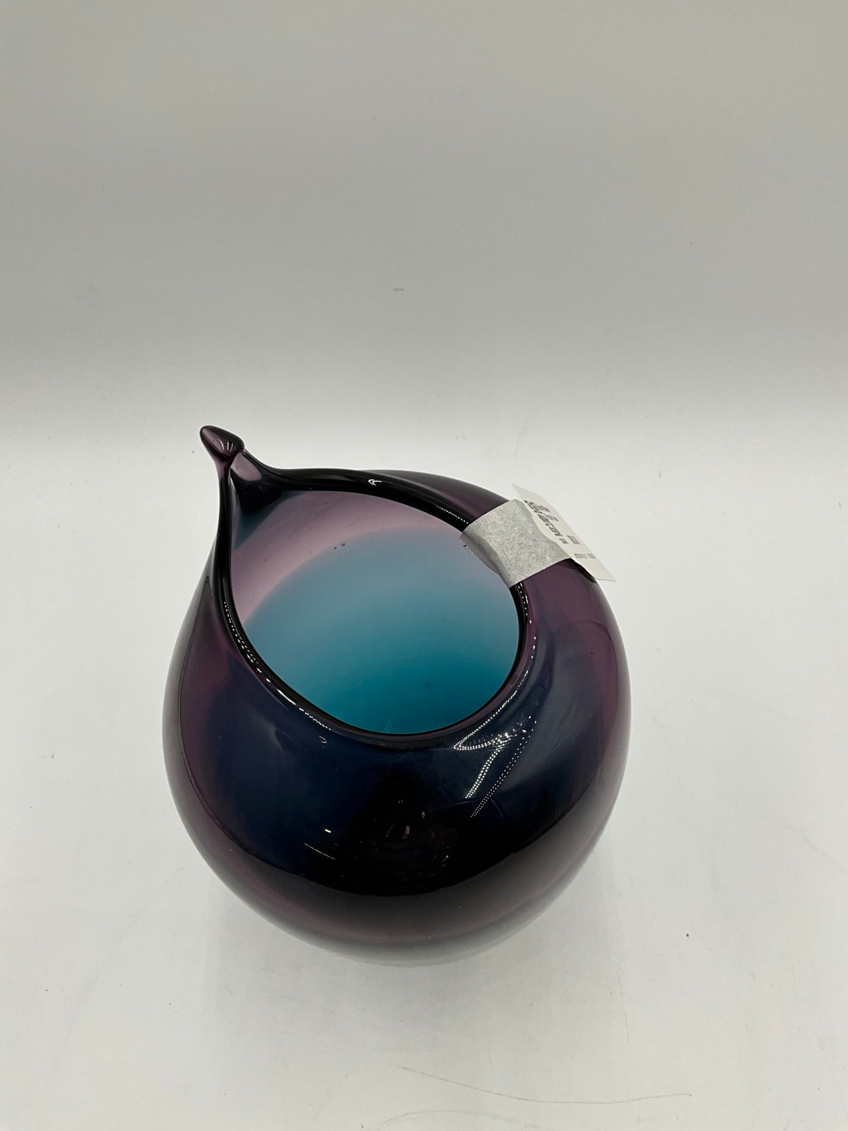 Hand Blown Purple Vase