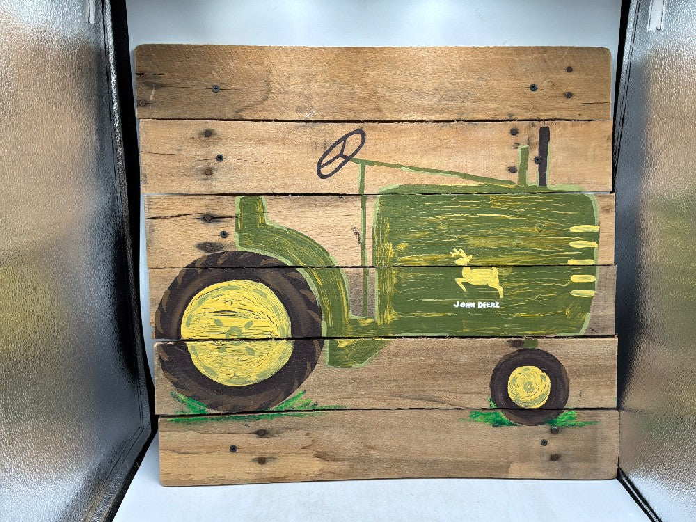 Wood Tractor Wall Decor