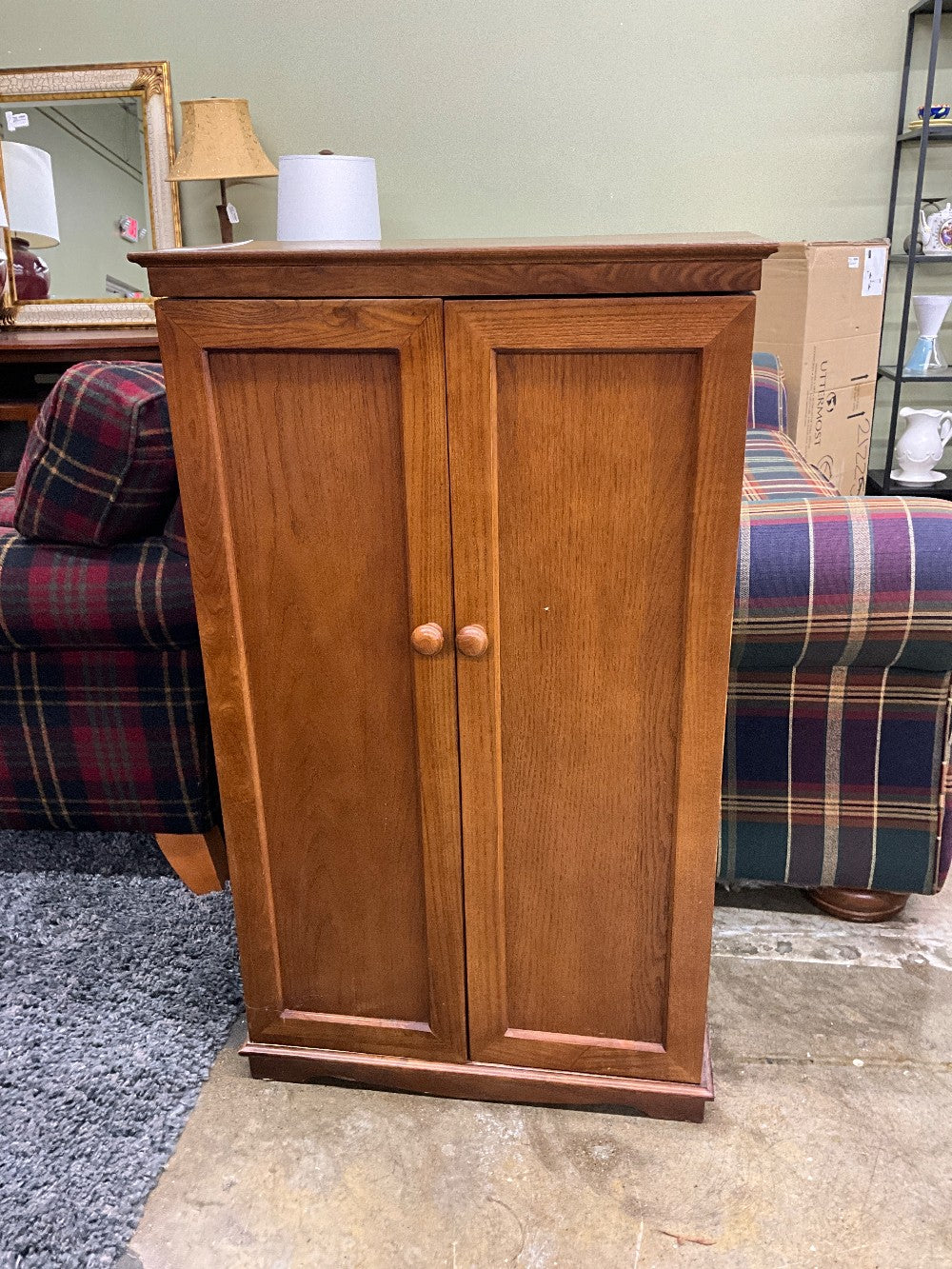 Wood Double Door Cabinet