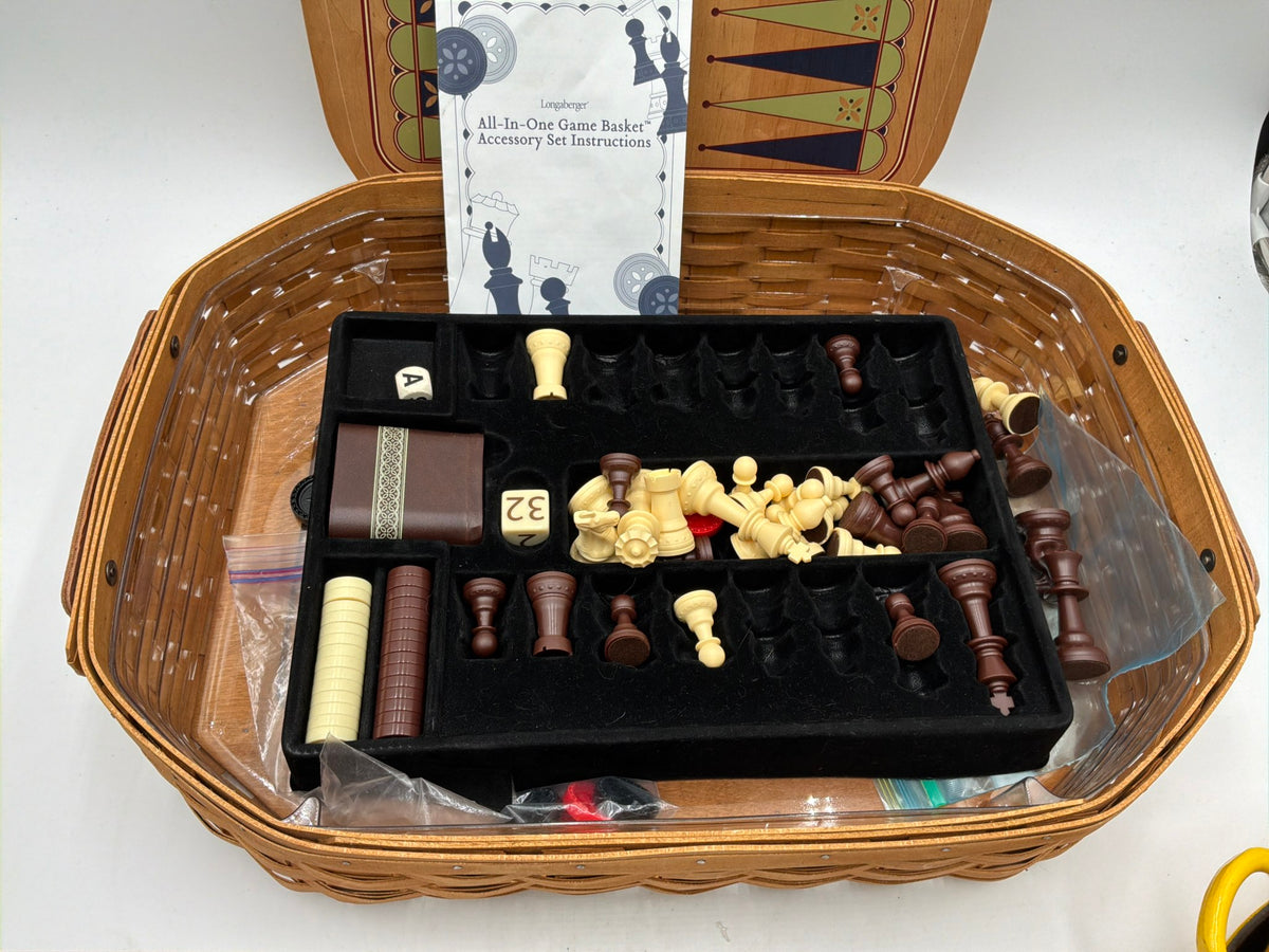 Longaberger All In 1 Game Basket