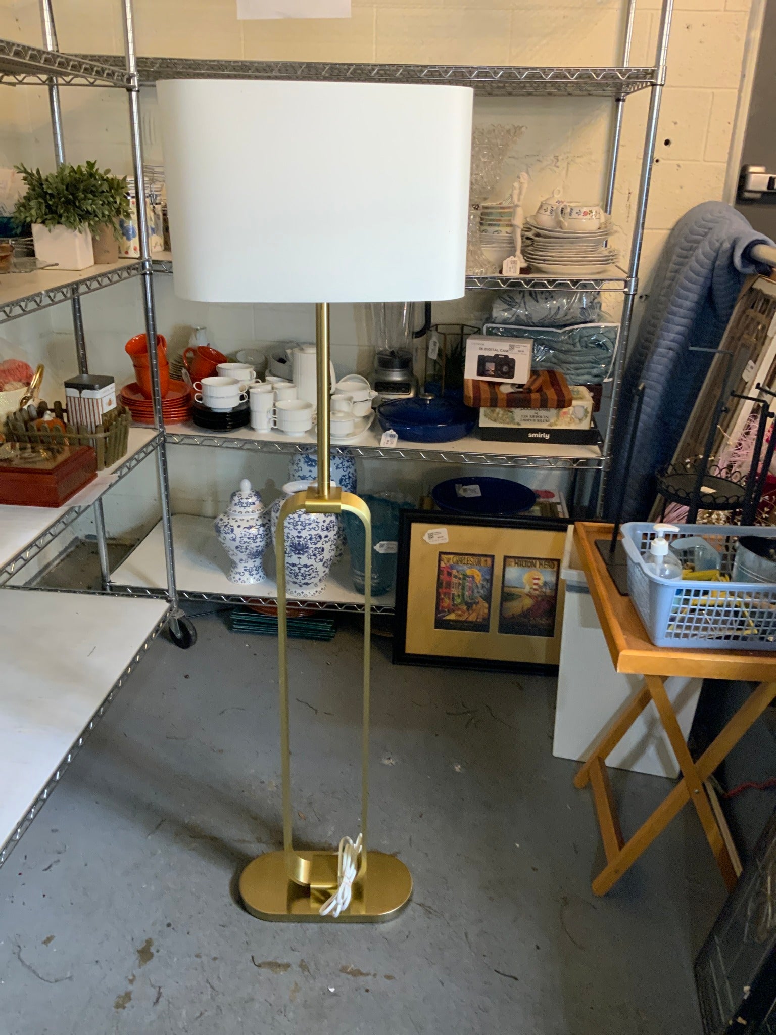 Gold Floor Lamp