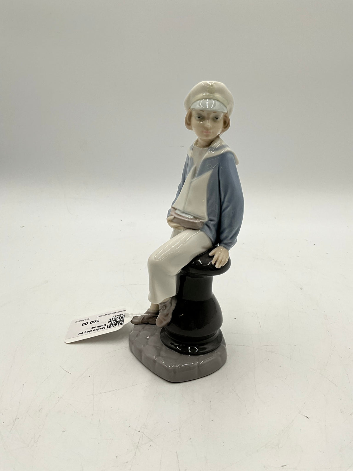 Lladro Boy w/ Sailboat