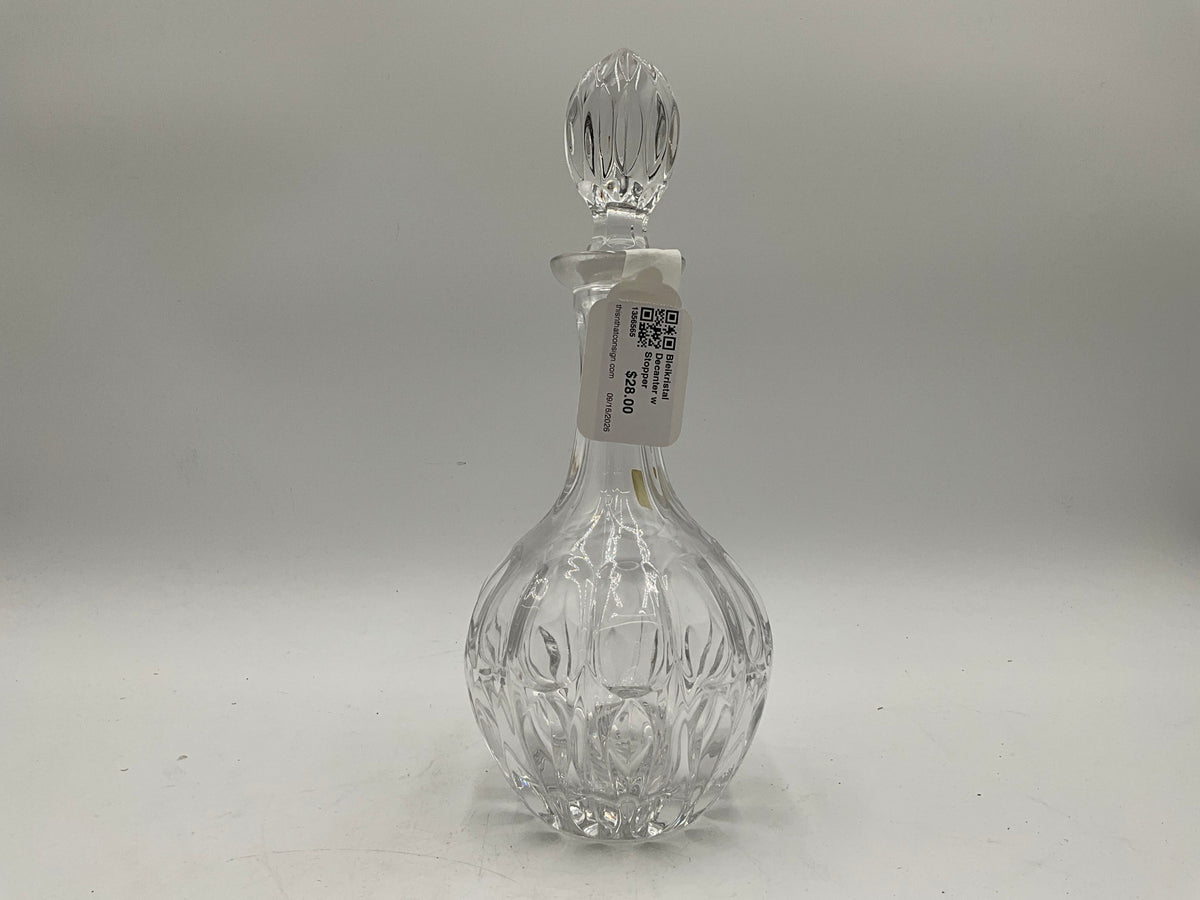 Bleikristal Decanter w Stopper