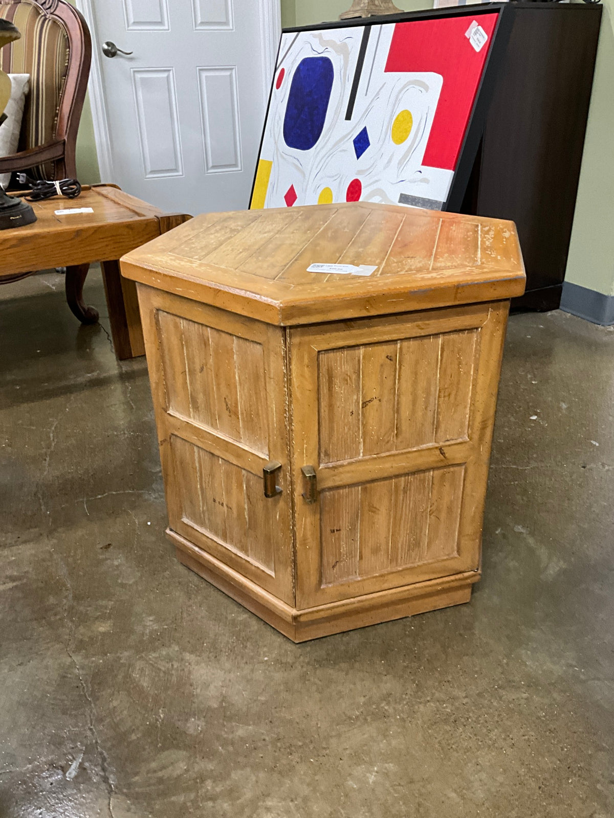 Light Wood End Table