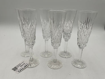 Waterford Champagne Flute Set of 6