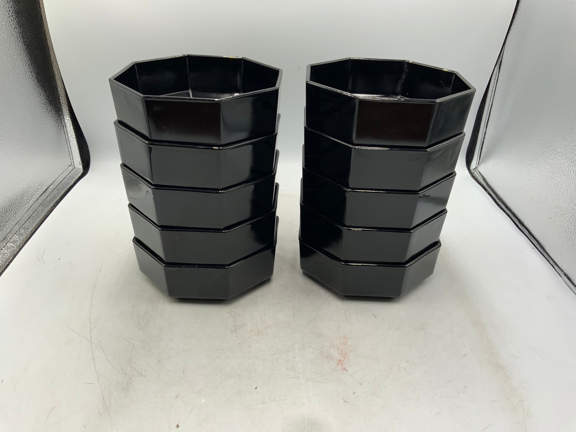 Arock France Black Bowls Set of 10