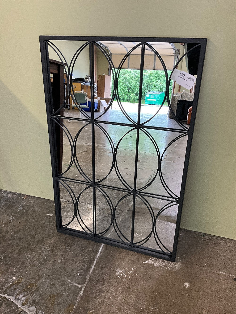 Black Metal Mirror
