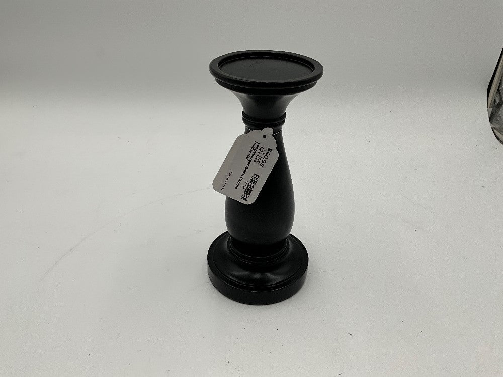 Longaberger Black Candle Holder Set