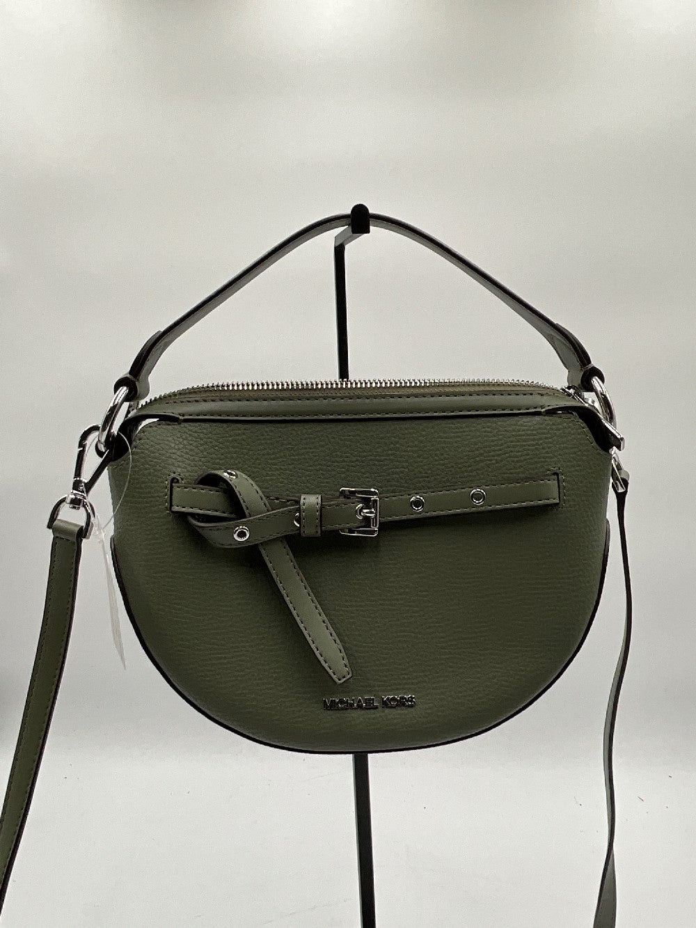 MK Small Half Moon Army Green Bag