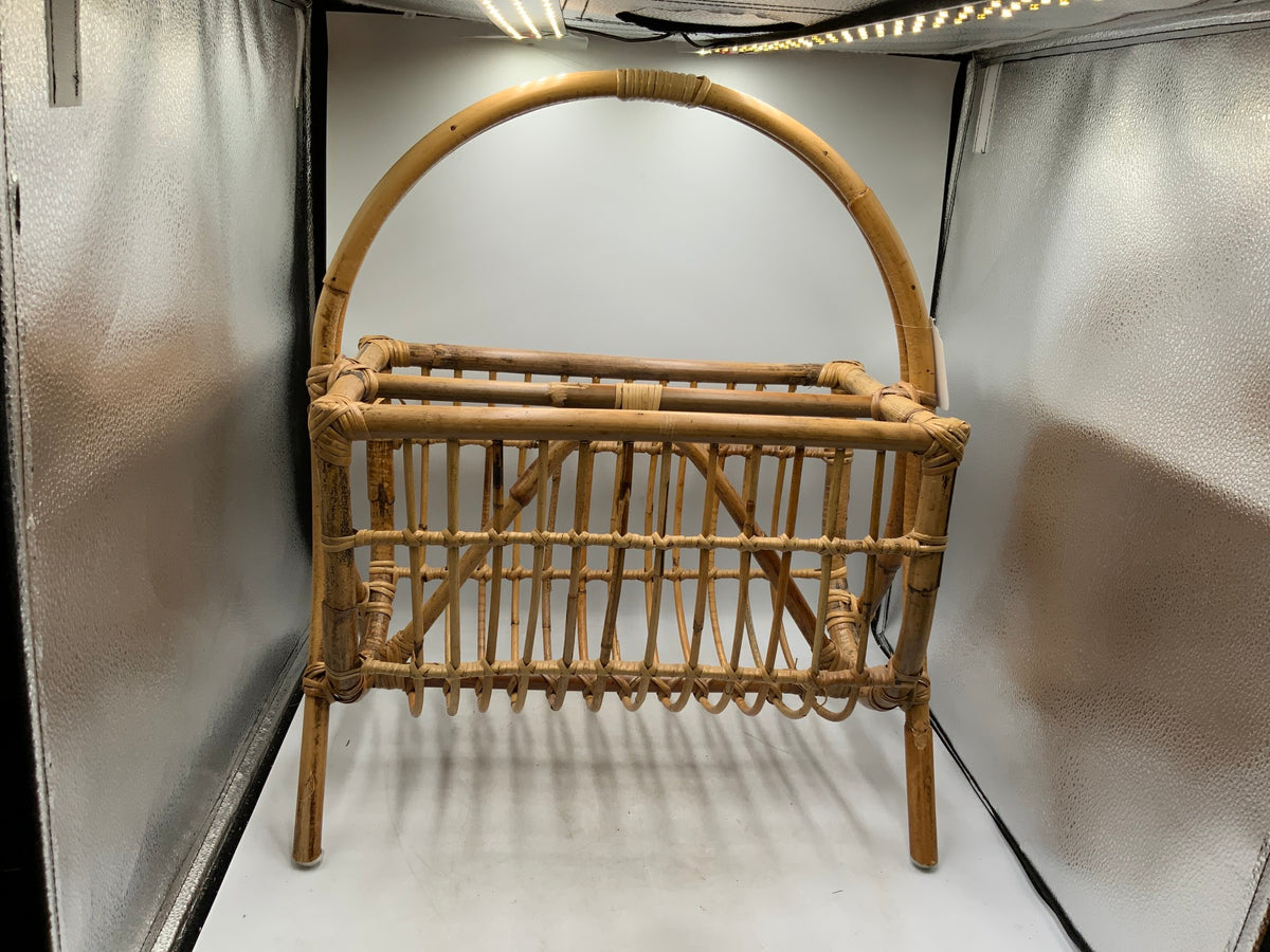 Rattan Magazine Holder