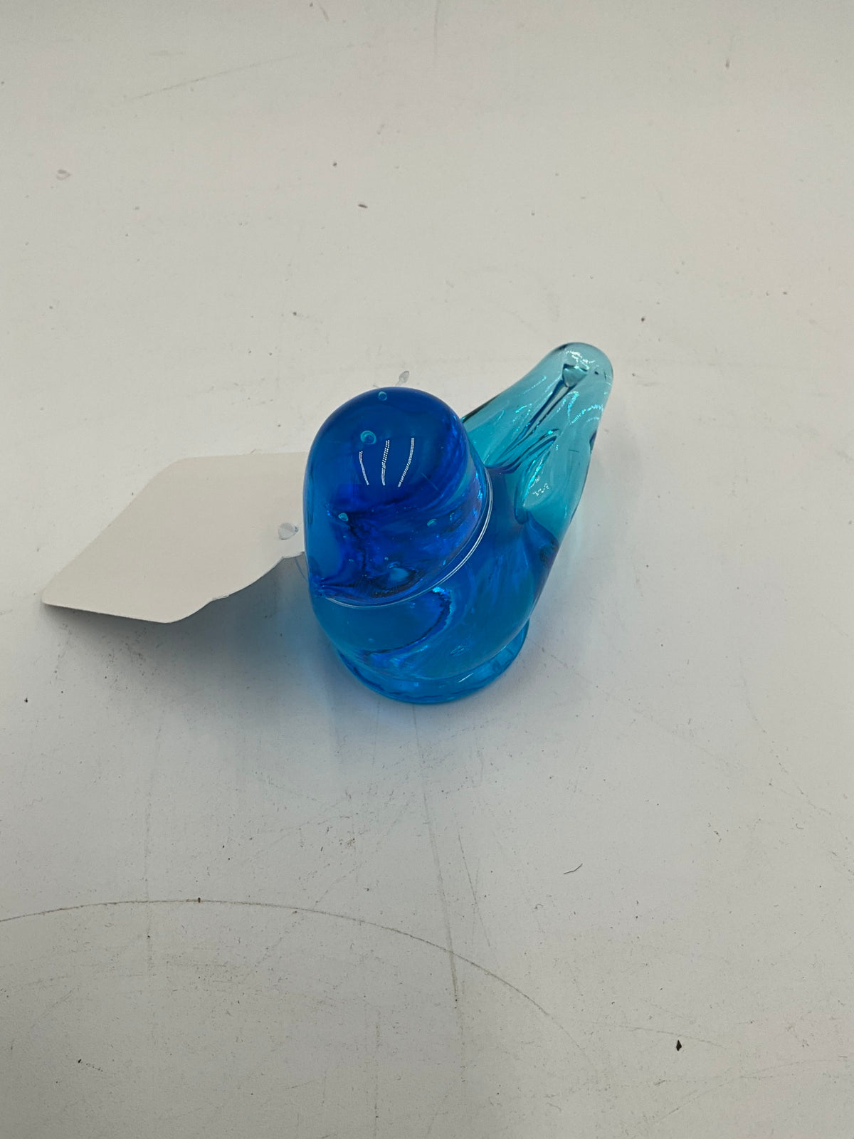 Ron Ray Signed Blue Bird Paper Weight